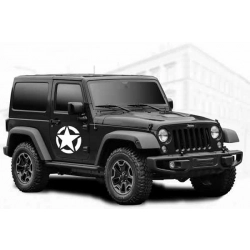 Naklejka Jeep gwiazda US Army Wrangler