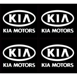 Naklejka zamiennik na szybę Kia Motors.