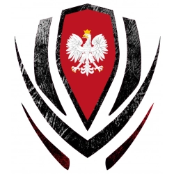 Naklejka tribal orzeł na motor