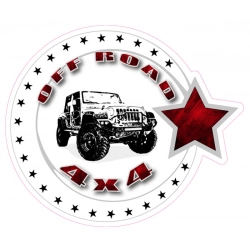 4x4 Off Road Jeep naklejka na samochód