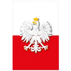 Naklejka ADR orzeł flaga Polski