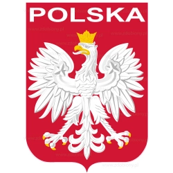 Naklejka orzeł godło na samochód