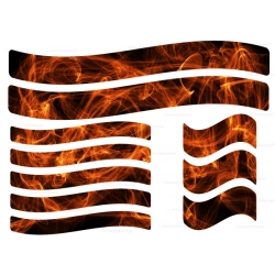 Naklejki rowerowe Flame