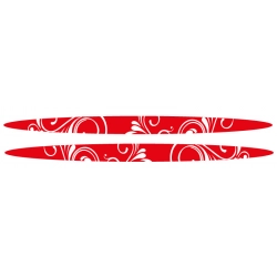 Naklejka kwiaty na bok samochodu dla kobiety