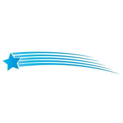 Naklejka na drzwi star