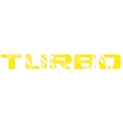 Naklejka napis Turbo tuning