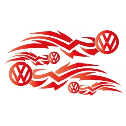 zestaw naklejek naklejki tuningowe naklejki na volkswagena