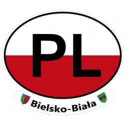 Naklejka PL Bielsko-Biała