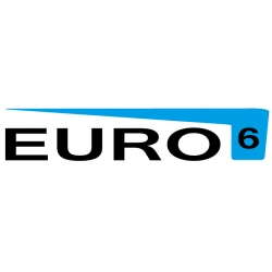 Naklejka  napis Euro 6 na kabinę Man