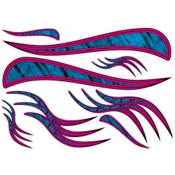 Naklejki na kask Volier quada