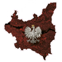 Naklejka kontur II Rzeczpospolita