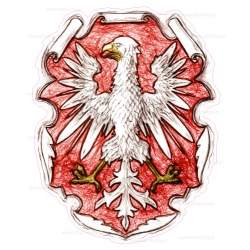 Naklejka herb województwo mazowieckie