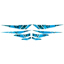 Naklejki na odblaskowa Eys kask tuning oryginalne