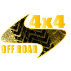 Naklejka na samochód 4x4 Off Road Extreme odblaskowa