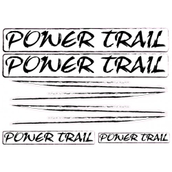 Naklejki na rower i ramę roweru Power Trail