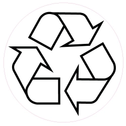 Naklejka recykling Eco ekologia