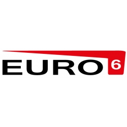 Naklejka  napis Euro 6 na kabinę