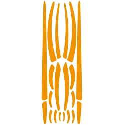 Zestaw naklejek odblaskowych rower