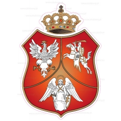 Odblaskowe naklejki z herbem z czasów Powstania Styczniowego 1683