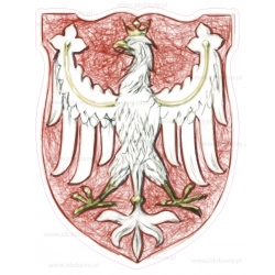 Naklejka orzeł I RP jagieloński