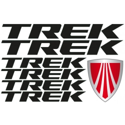 Zestaw naklejek Trek logo rower górski