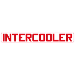 Naklejka Intercooler na samochód