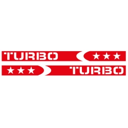 Naklejka na bok samochodu pasy TURBO Seat