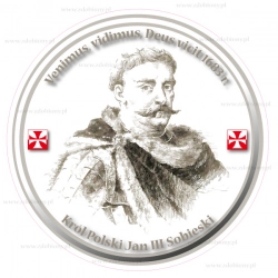Naklejka Król Polski Jan III Sobieski