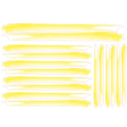 Naklejki na rower żółte Paint