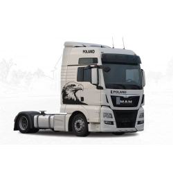 Naklejka na ciągnik Man TGX orzeł Poland