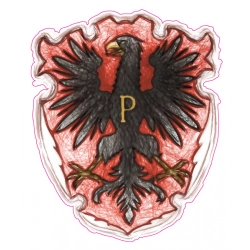 Naklejka herb województwo płockie