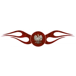 Wybierz naklejki z orłem polskim w wersji tribal!