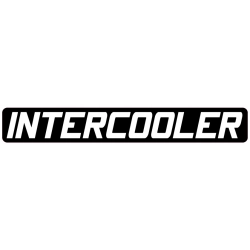 Naklejka Intercooler chłodnica powietrza ciągnik