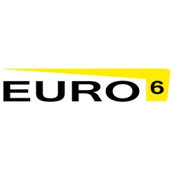 Naklejka  napis Euro 6 na kabinę Scania