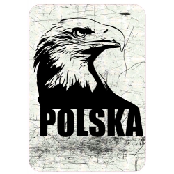 Naklejka DAF XF na kabinę z orłem i napisem POLSKA