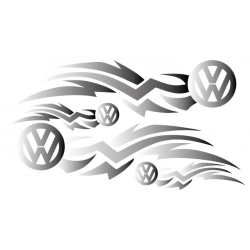 odblaskowe naklejki volkswagen naklejki naklejki do auta