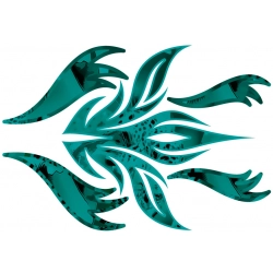 Naklejki na kask grafika tribal quada tuningowe
