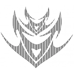Naklejki na skuter tribal graficzny