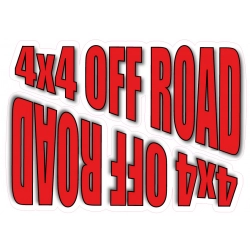 4x4 Off Road naklejka offroadowa samochód