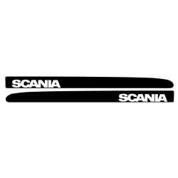 Naklejki tuningowe na kabinę ciągnika Scania drzwi
