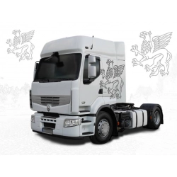 Naklejka ozdobna na kabinę Gryf Renault Premium