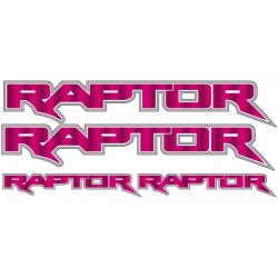 naklejka, raptor, napis, samochód terenowy, 4x4, off road, tuning