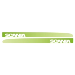 Naklejki na drzwi Scania pasy napis kabina