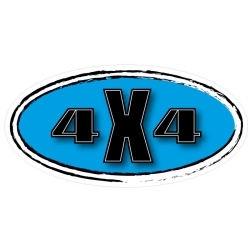 Naklejka na samochód 4x4 Mitsubishi