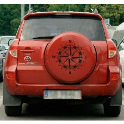 Naklejka na samochód 4x4 kompas