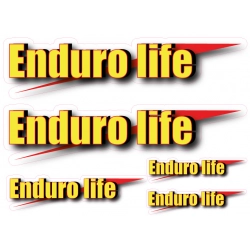 Naklejka Enduro life
