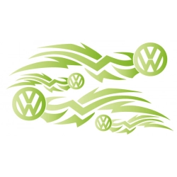 tuning samochodowy naklejki graficzne naklejki volkswagen