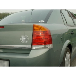 Naklejka Dywizjon 303 na samochód biała przeźroczysta