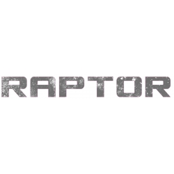 Naklejka napis Raptor na samochód tuningowa