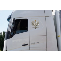 Naklejka orzeł Volvo FH na kabinę patriotyczna